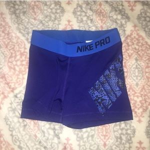 Blue Nike Spandex